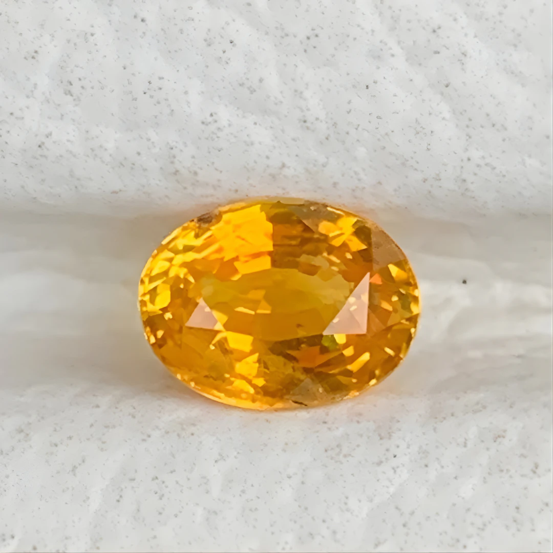 Natural Pukhraj (Yellow Sapphire) - Image 7